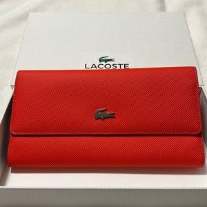 NWOT Lacoste wallet